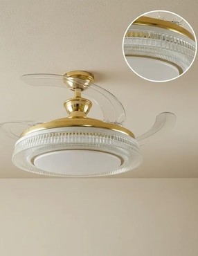 Ventilador de techo Cityluz con control remoto 3 velocidades
