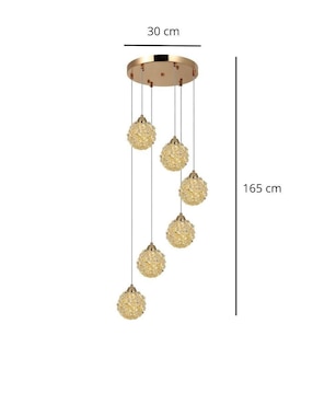 Lampara colgante Led Iluminacion Luz Vic