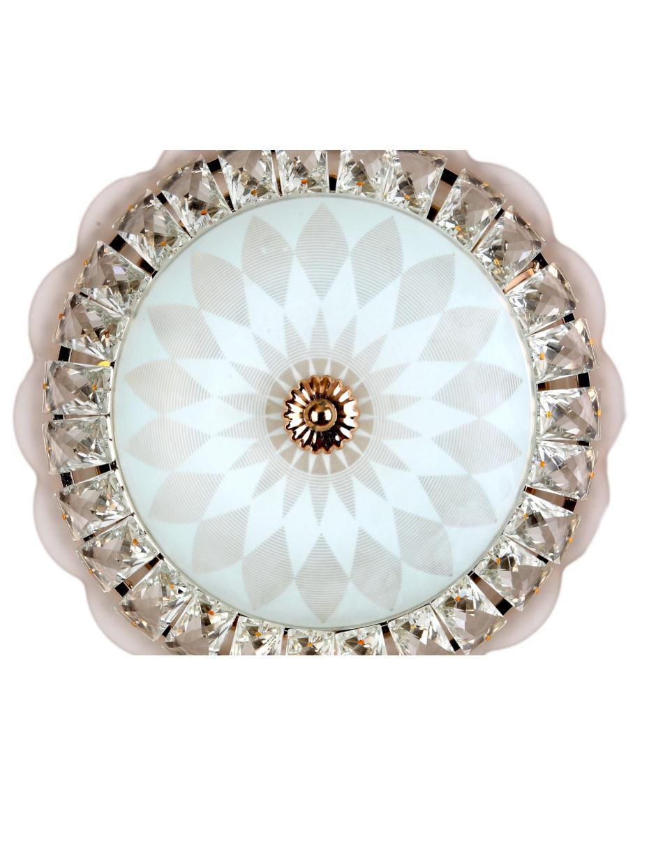 Plafón Floer Gold de cristal