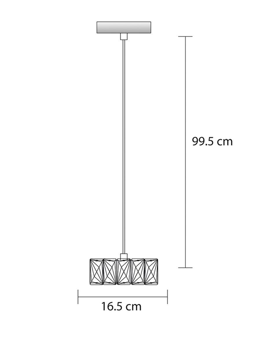 Lámpara colgante led 8