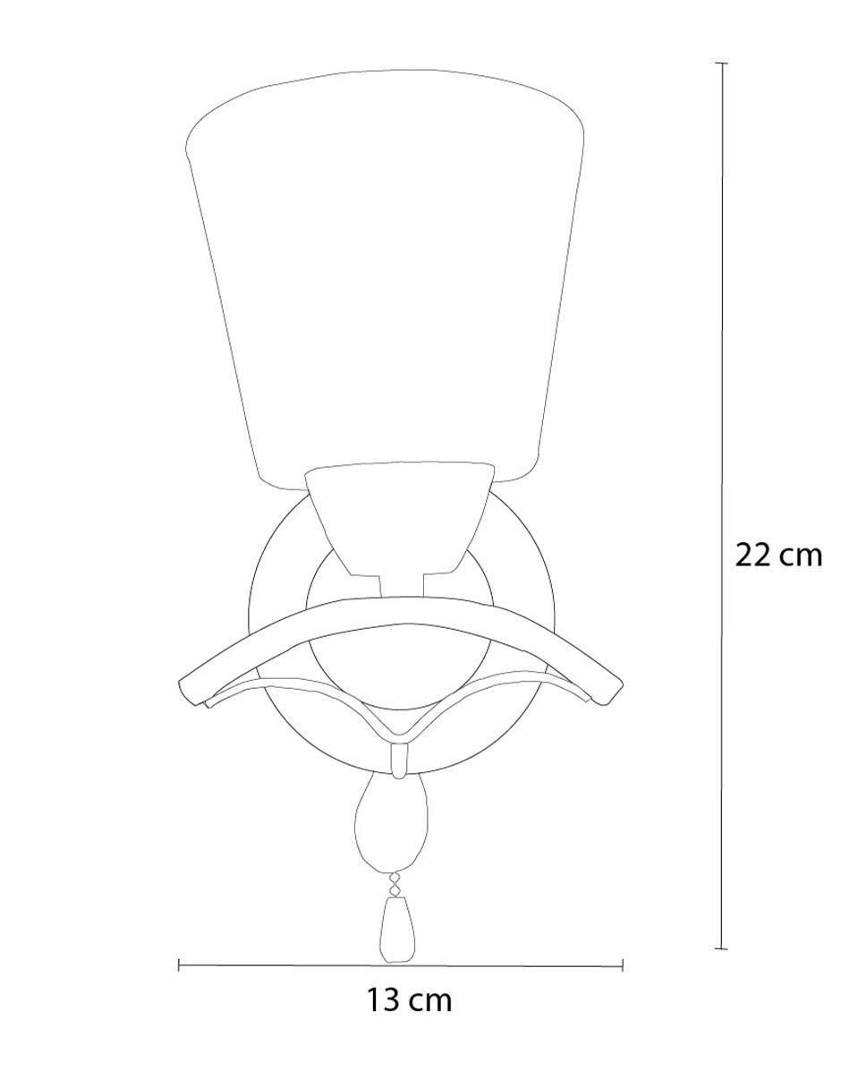 Lámpara de pared Incandescente Alekos 7