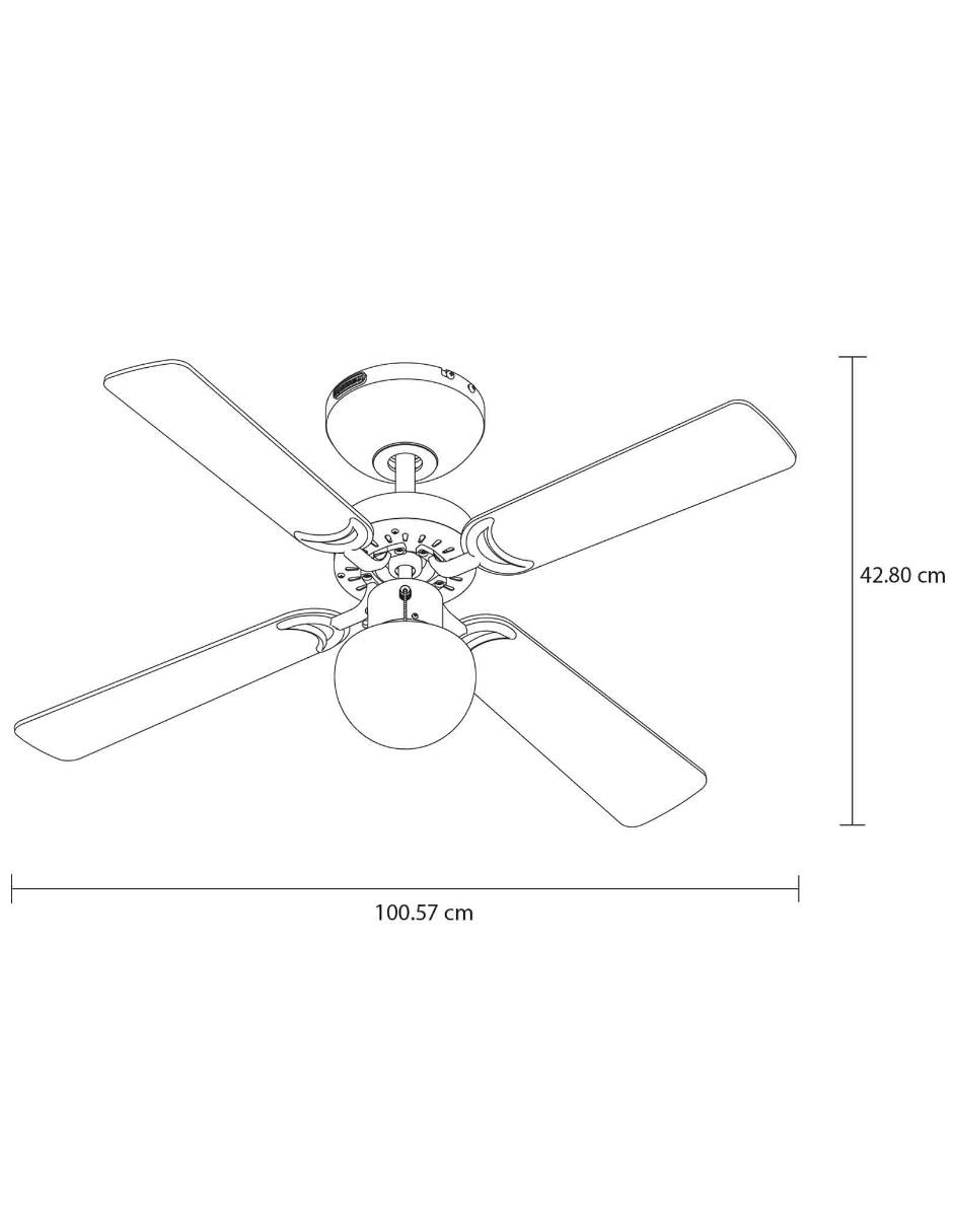 Ventilador de techo 3 velocidades 2