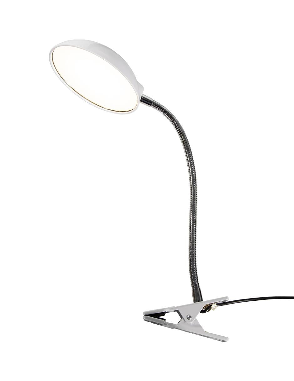 Lámpara de escritorio blanca 4W LED Integrado 1 Luz 2