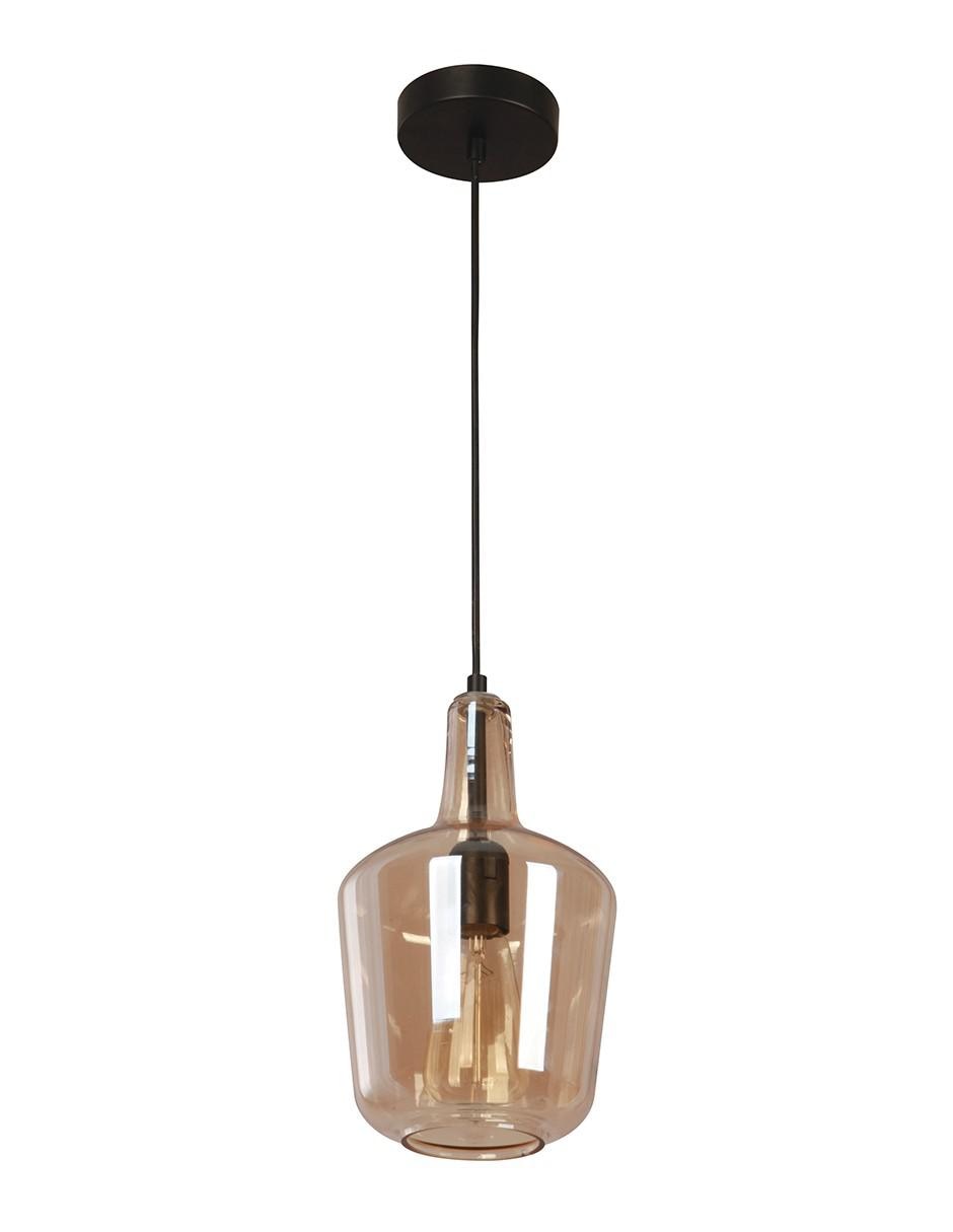 Lámpara colgante decorativa Lumiméxico de acero 1 luz 1