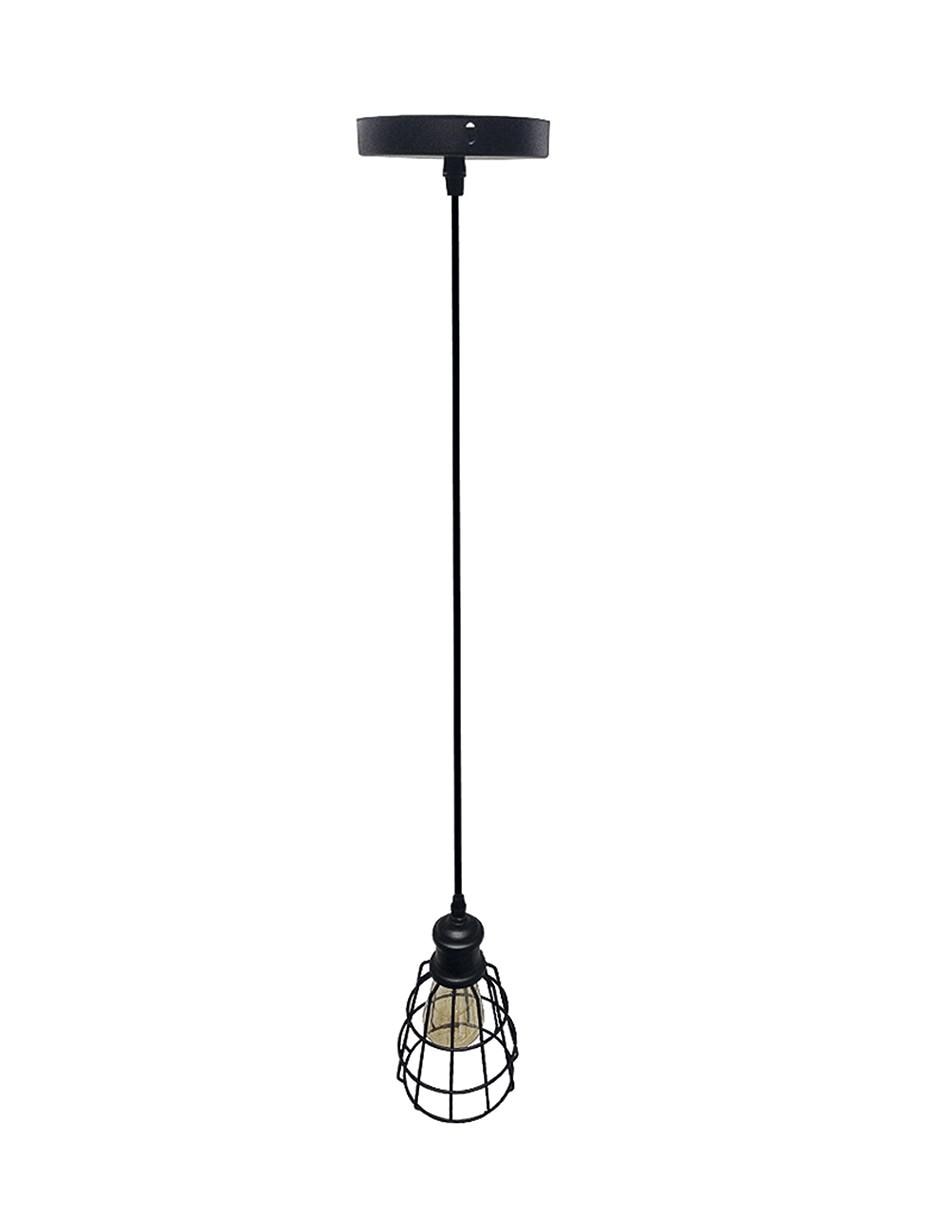 Lámpara colgante Lumiméxico Vintage de acero 4