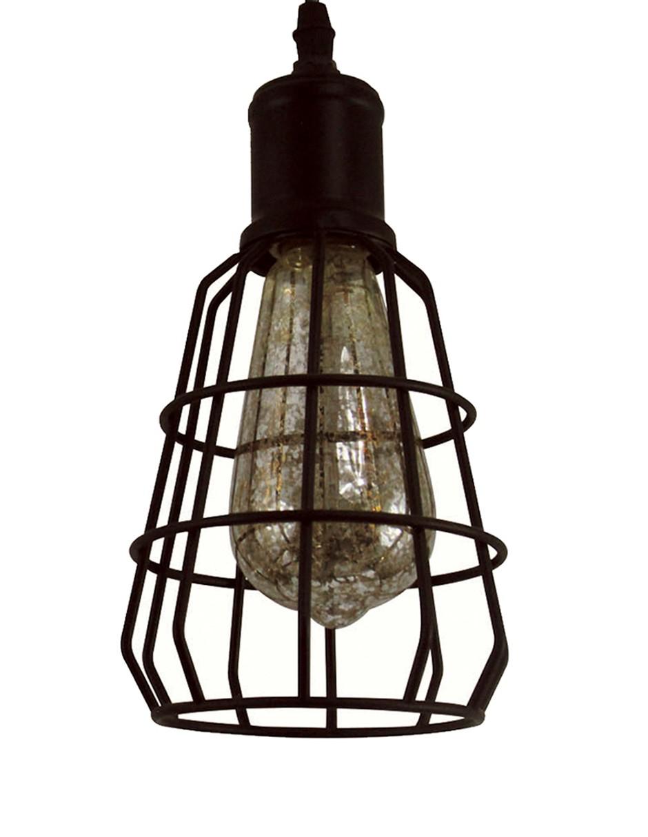 Lámpara colgante Lumiméxico Vintage de acero 5