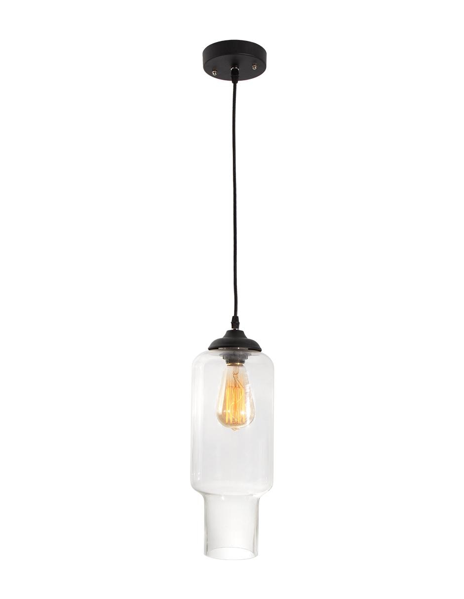 Lámpara colgante Lumiméxico acero E27 1 Luz