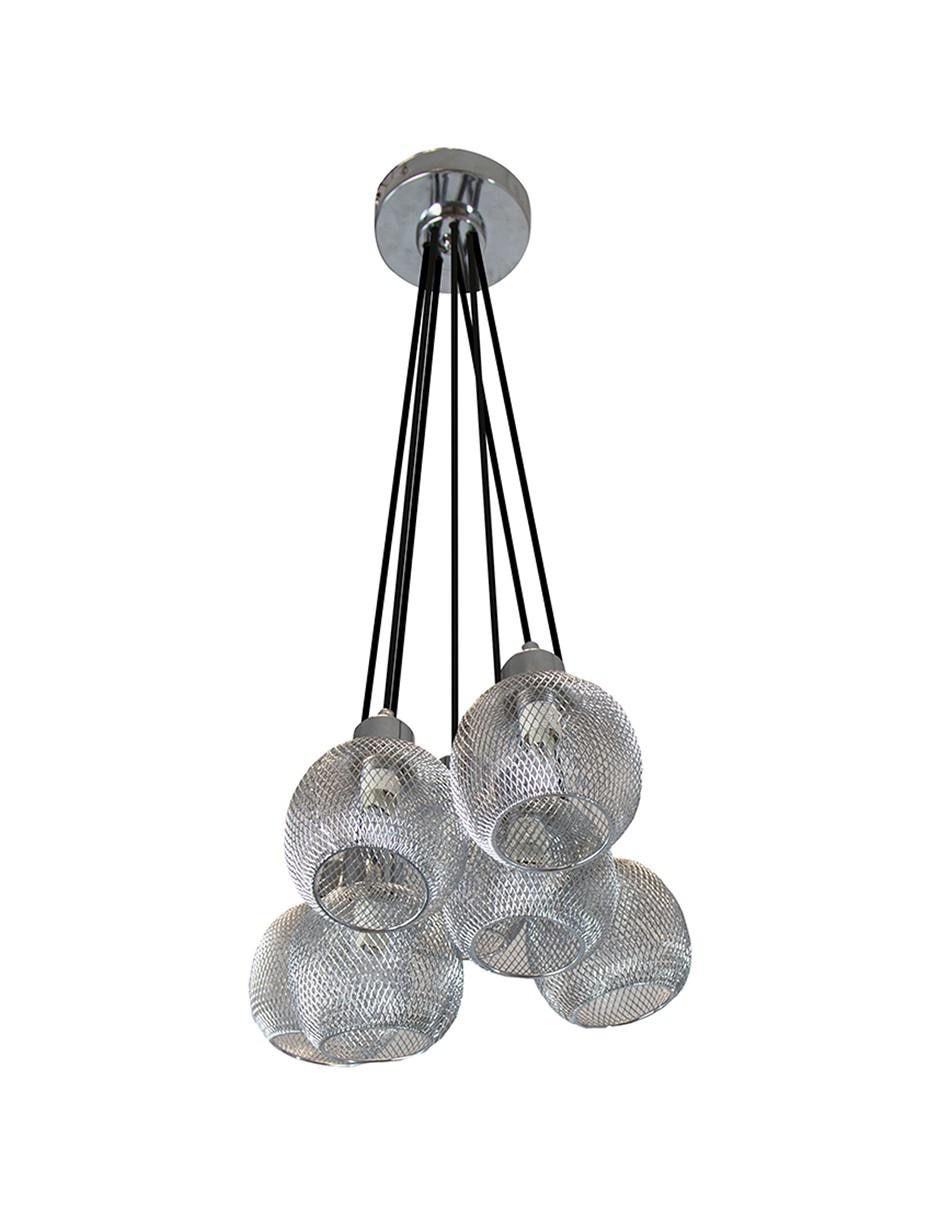Lámpara colgante Lumiméxico Cromo G9 7 Luces 2