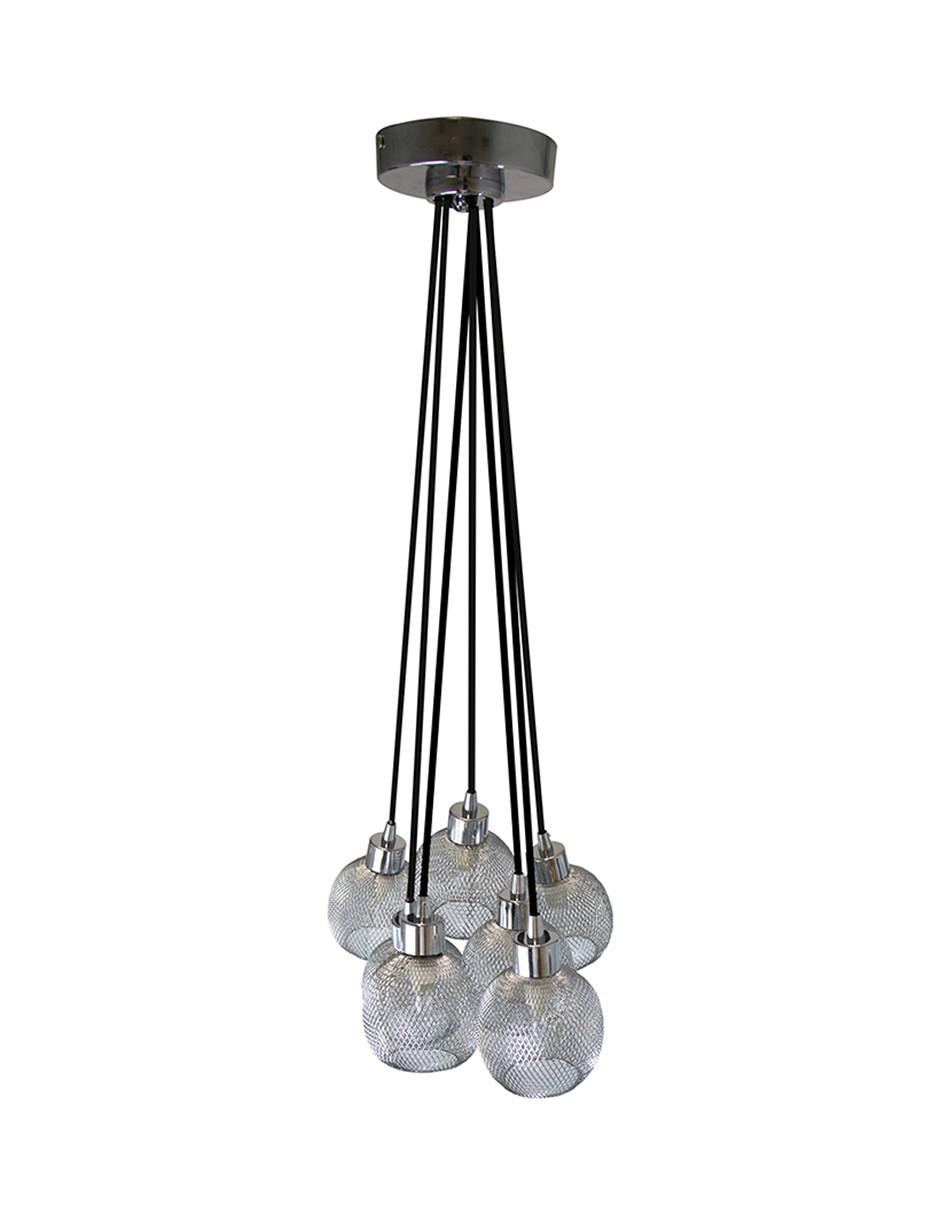 Lámpara colgante Lumiméxico Cromo G9 7 Luces 3