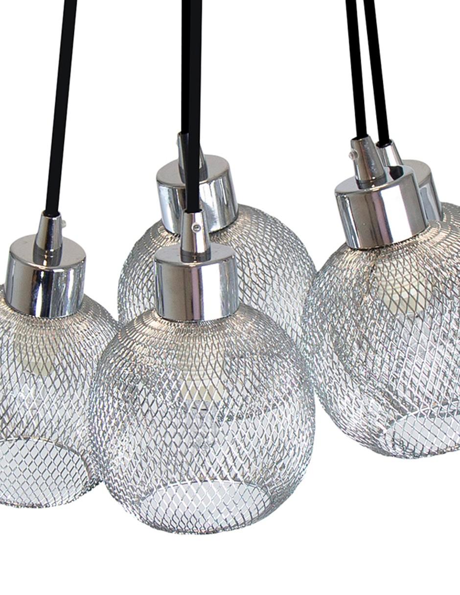 Lámpara colgante Lumiméxico Techo Cromo G9 5 Luces 2