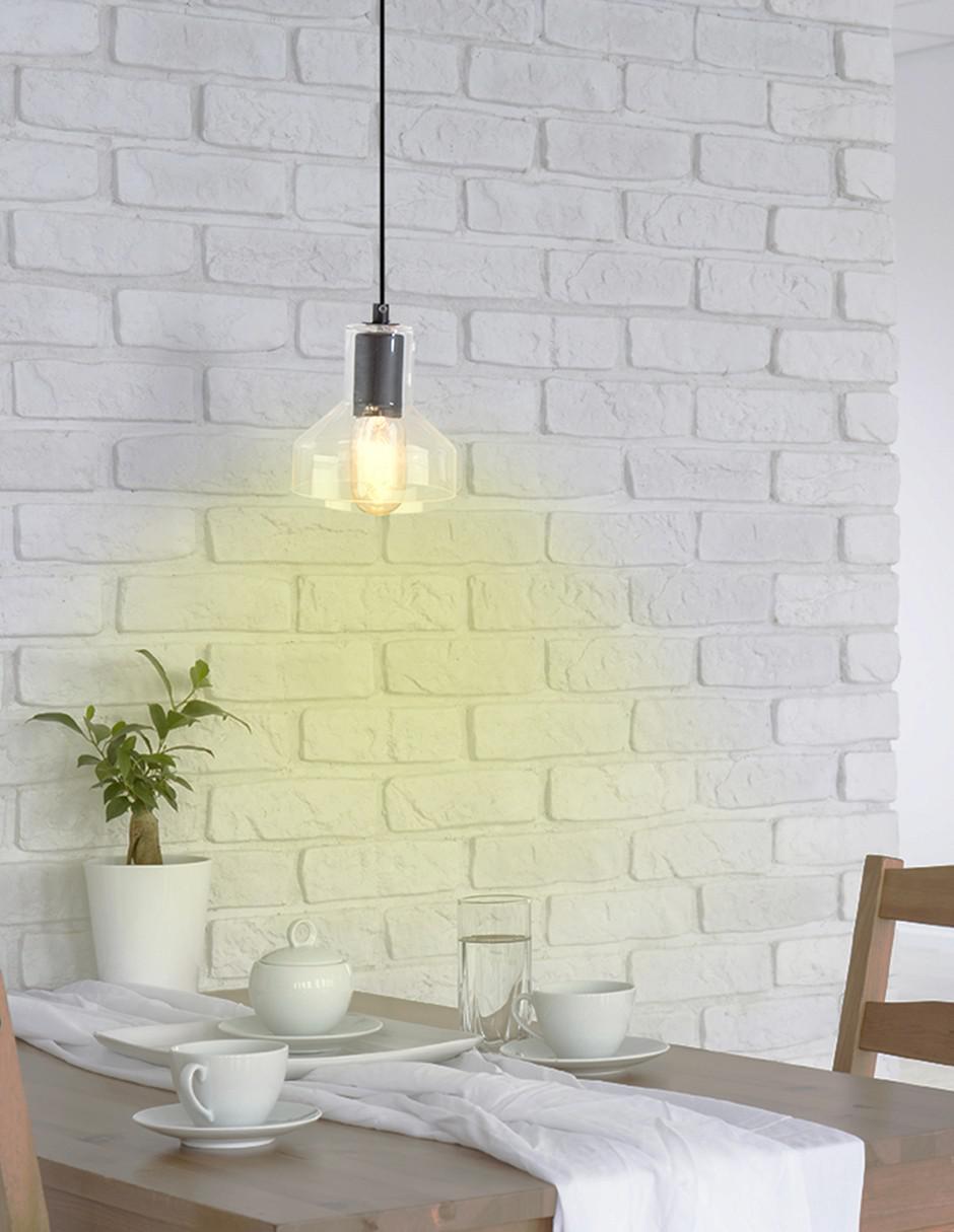 Lámpara colgante Lumiméxico Vintage E27 1 Luz 2