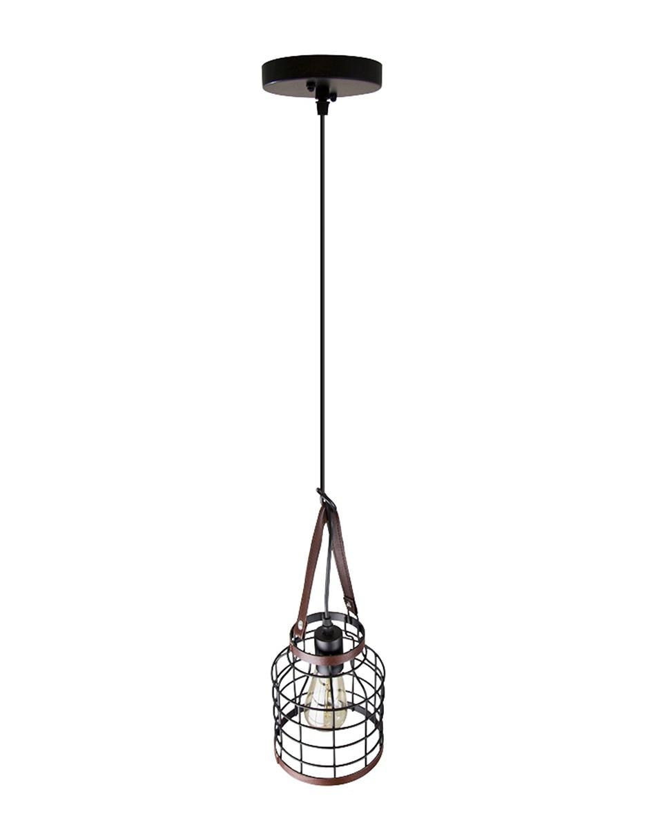 Lámpara colgante Lumiméxico Vintage de acero E27 1 Luz 3