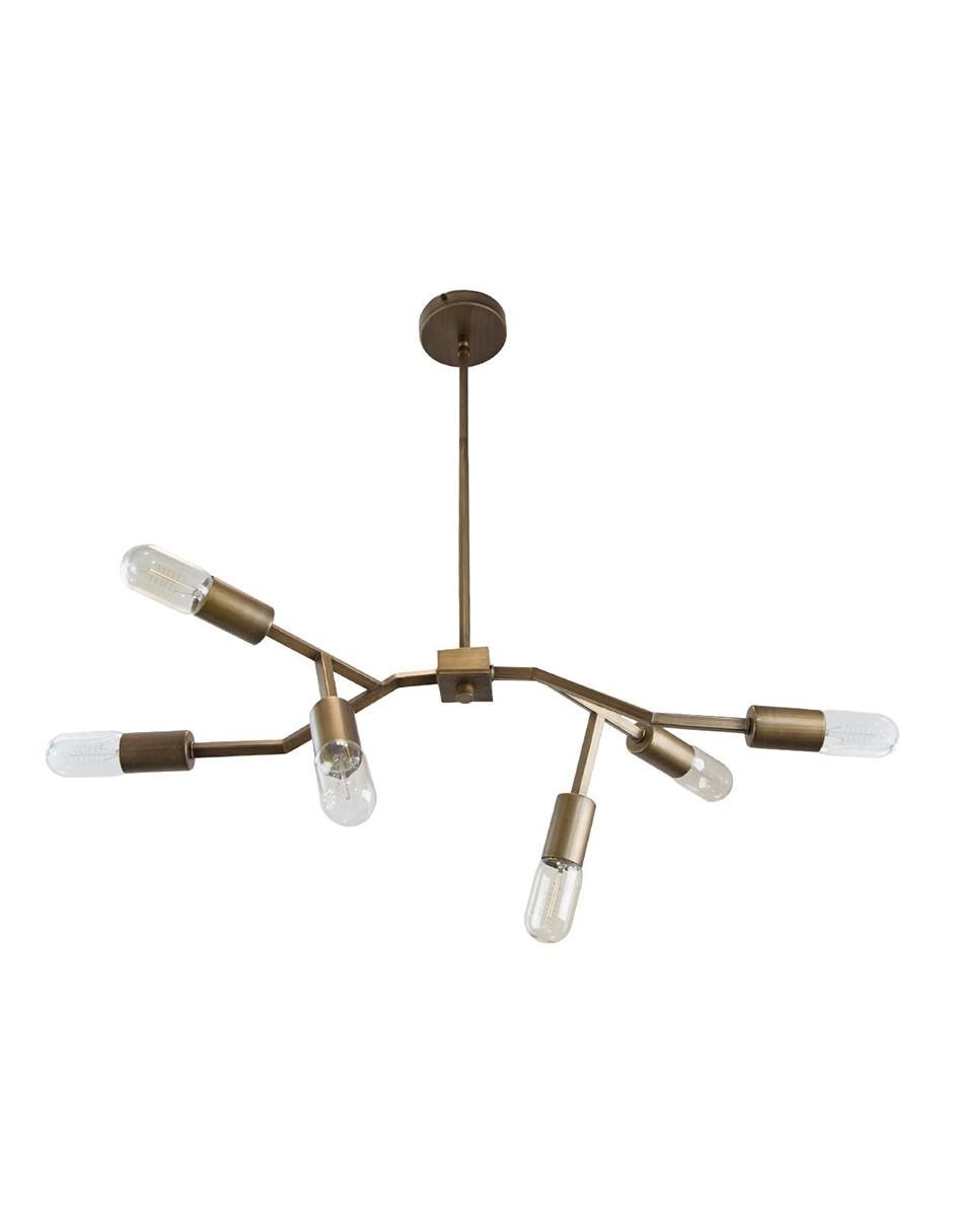 Lámpara colgante techo Lumiméxico Vintage Sputnik E27 6 Luces 4