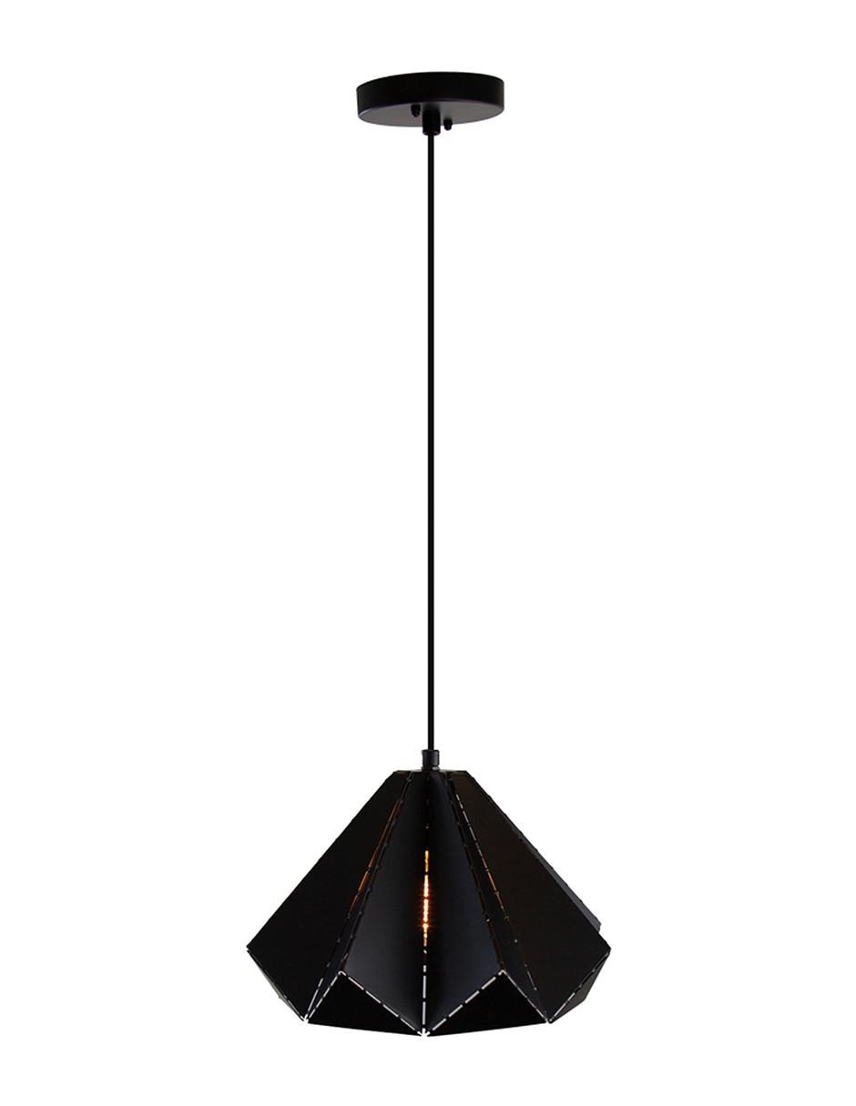 Lámpara colgante Lumiméxico Mate de acero E27 1 Luz