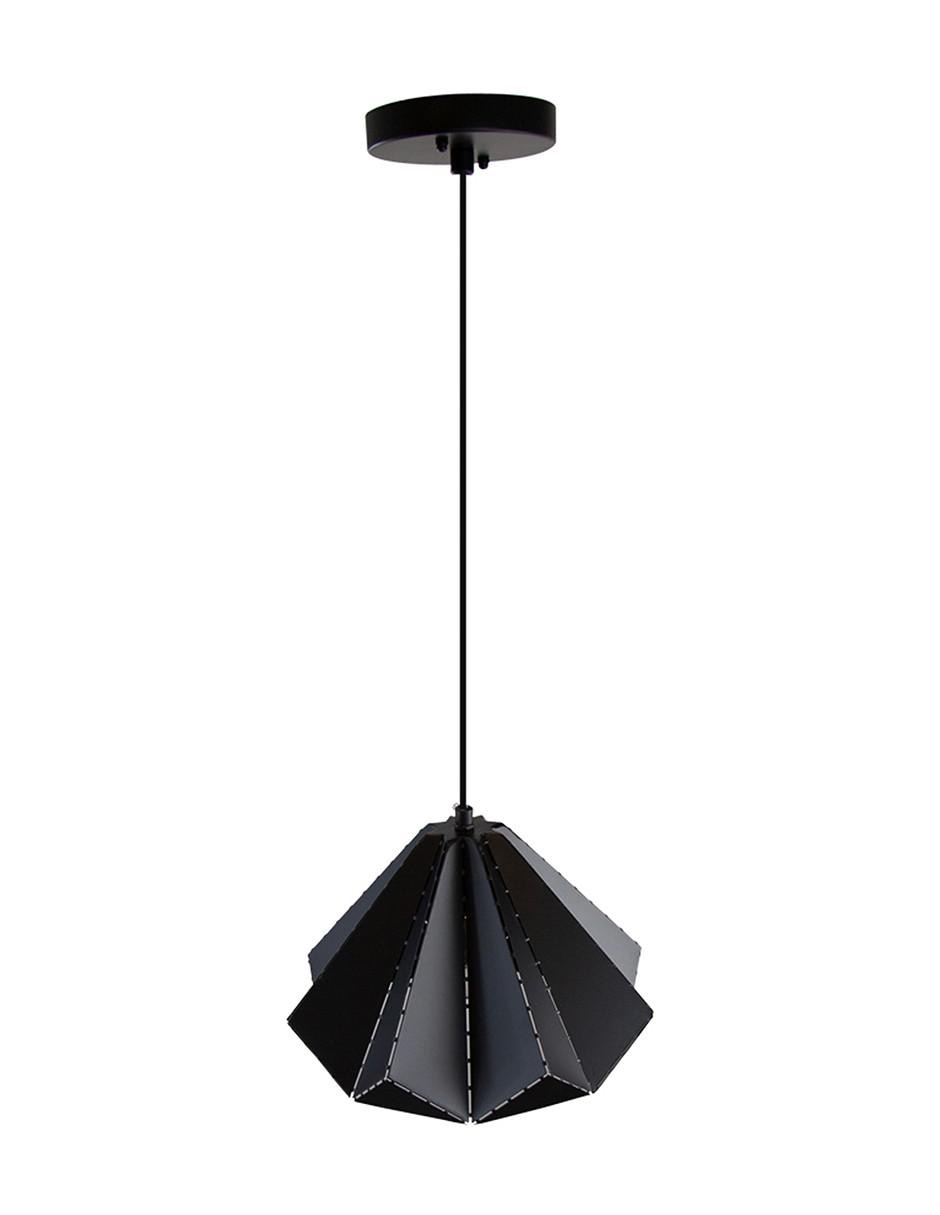 Lámpara colgante Lumiméxico Mate de acero E27 1 Luz 2