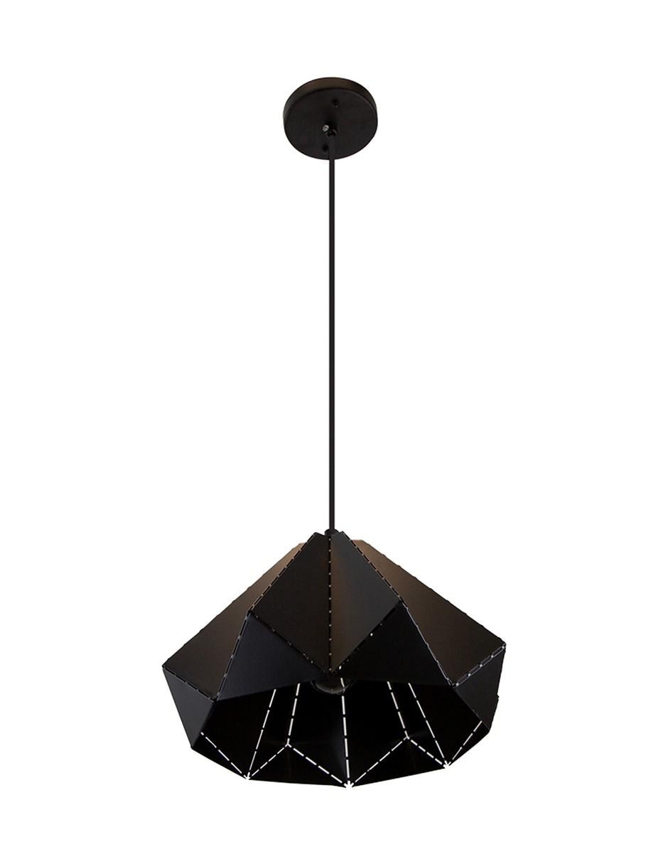 Lámpara colgante Lumiméxico Mate de acero E27 1 Luz 3