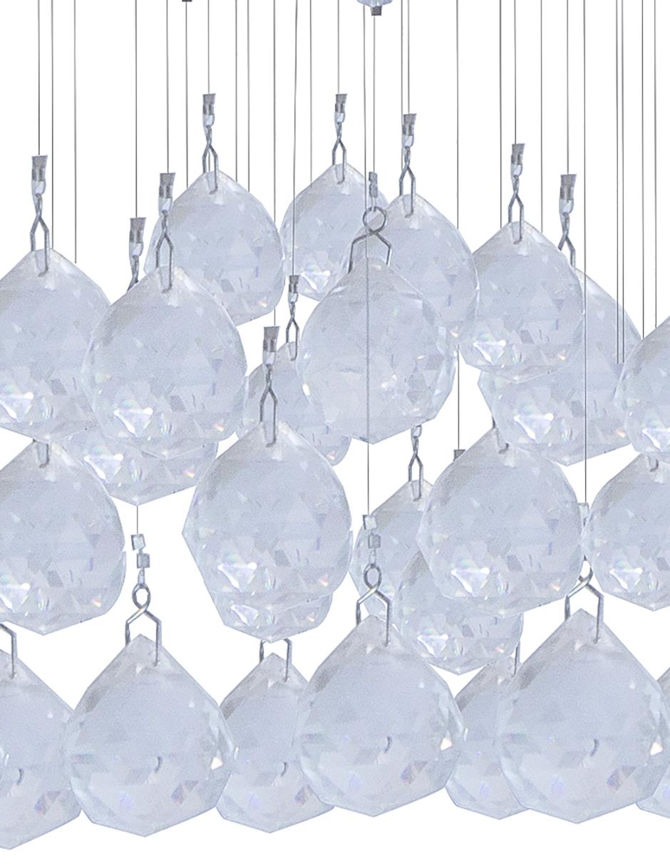 Lámpara Colgante Lumiméxico Cromo 3 Luces 50W GZ10