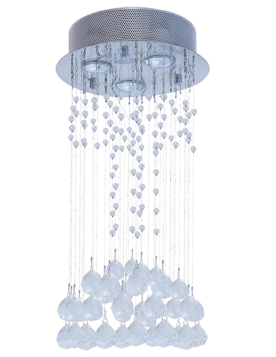 Lámpara Colgante Lumiméxico Cromo 3 Luces 50W GZ10 5