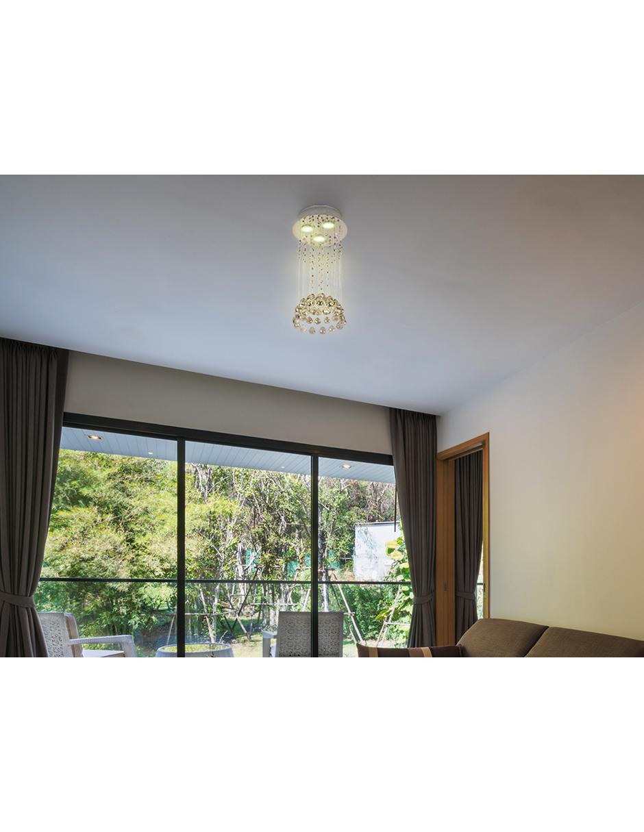 Lámpara Colgante Lumiméxico Cromo 3 Luces 50W GZ10 6