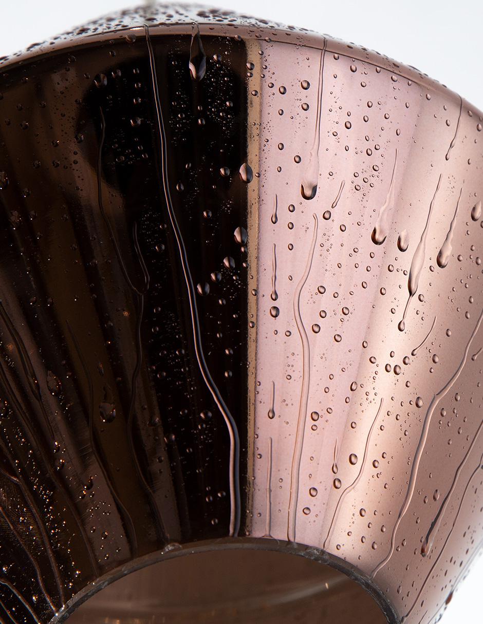 Lámpara colgante Lumiméxico gota de agua cromo E27 1 luz 40W 5