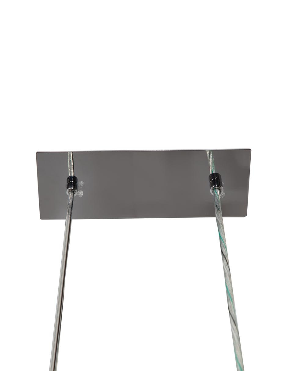 Lámpara Colgante Isla Cocina Lumiméxico Cromo 40W 3 Luces 5
