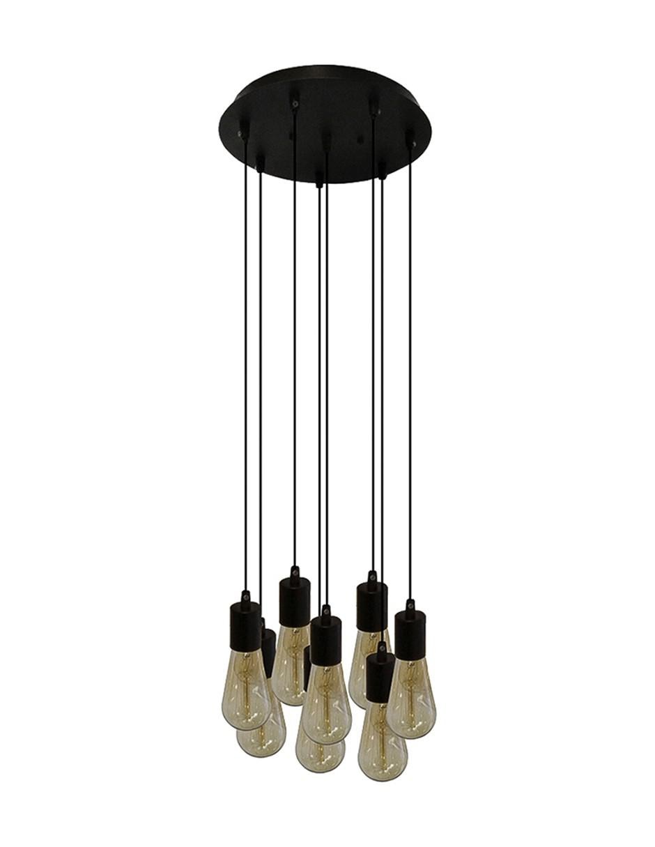 Lámpara colgante Vintage E27 60w 8 Luces 3