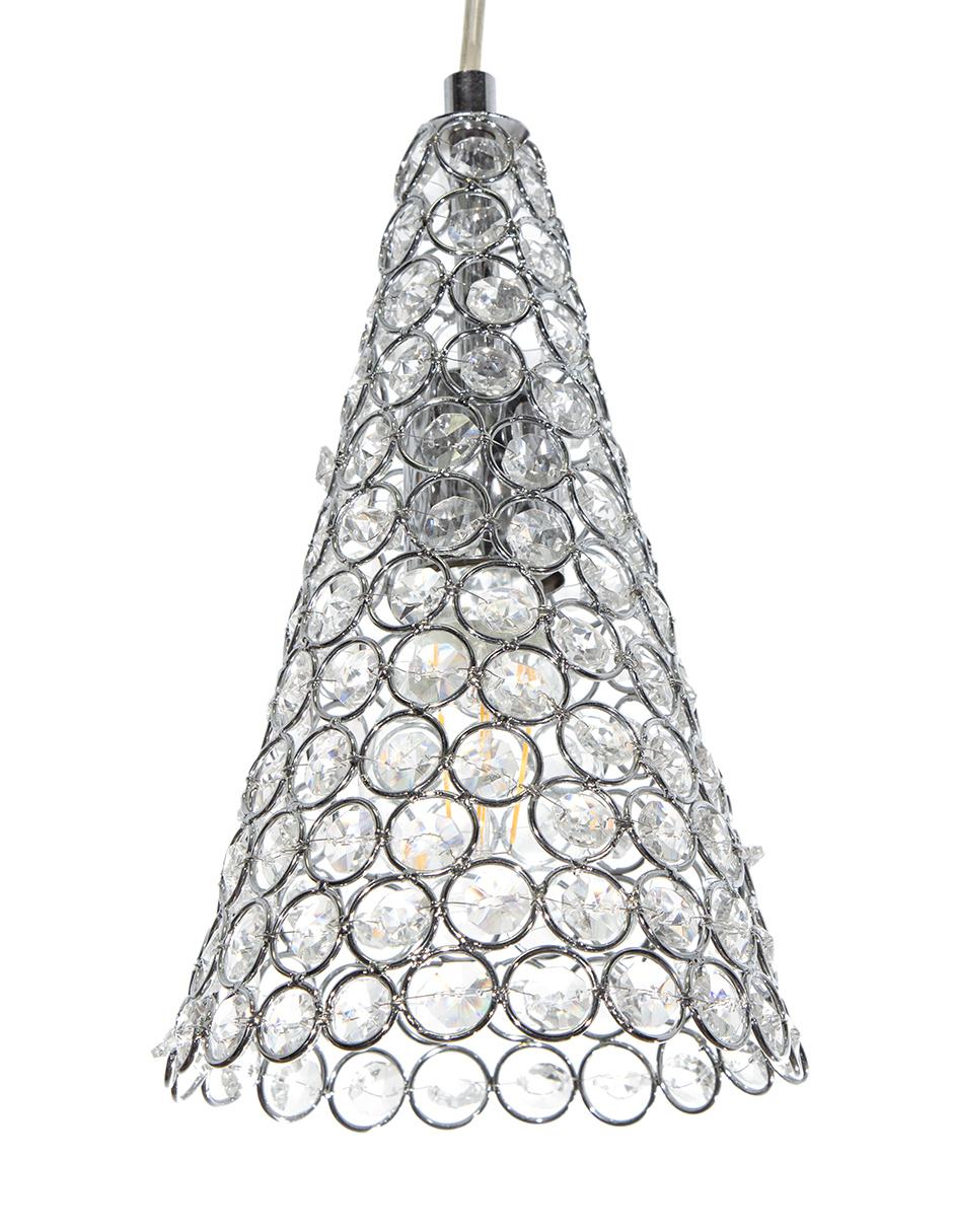 Lámpara colgante Cromo 3 Luces 40W E27 2