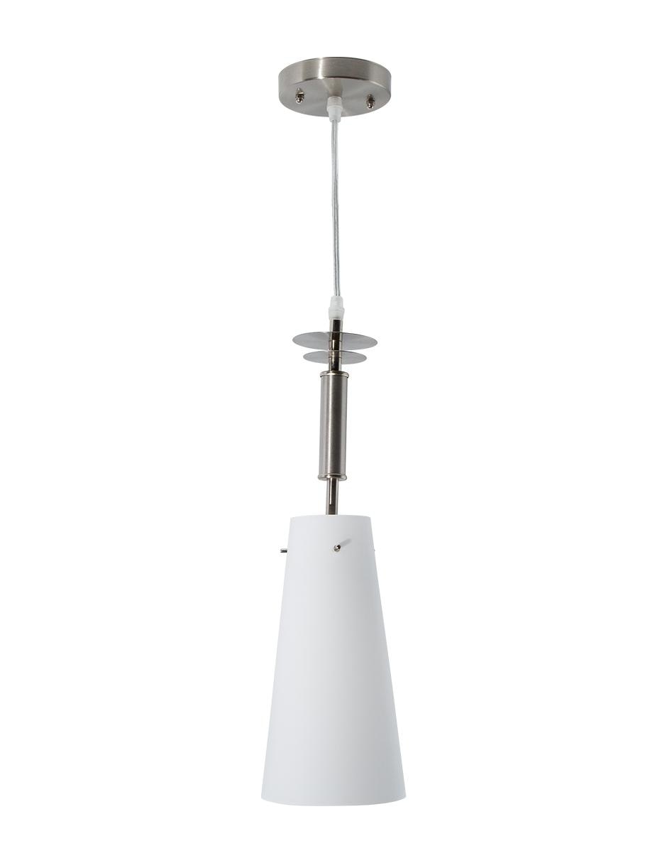 Lámpara colgante Níquel Satinado E27 60w 1 Luz 3