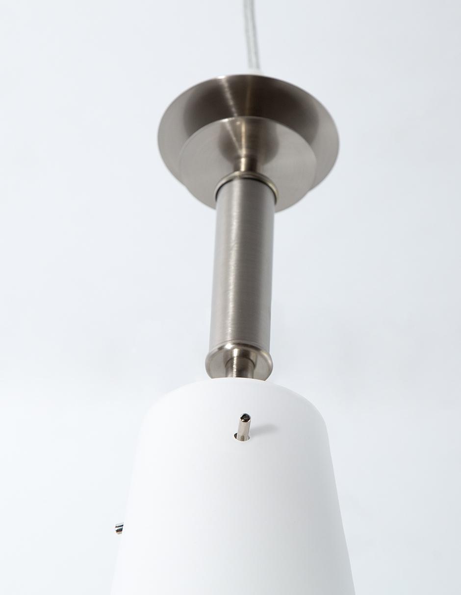 Lámpara colgante Níquel Satinado E27 60w 1 Luz 5