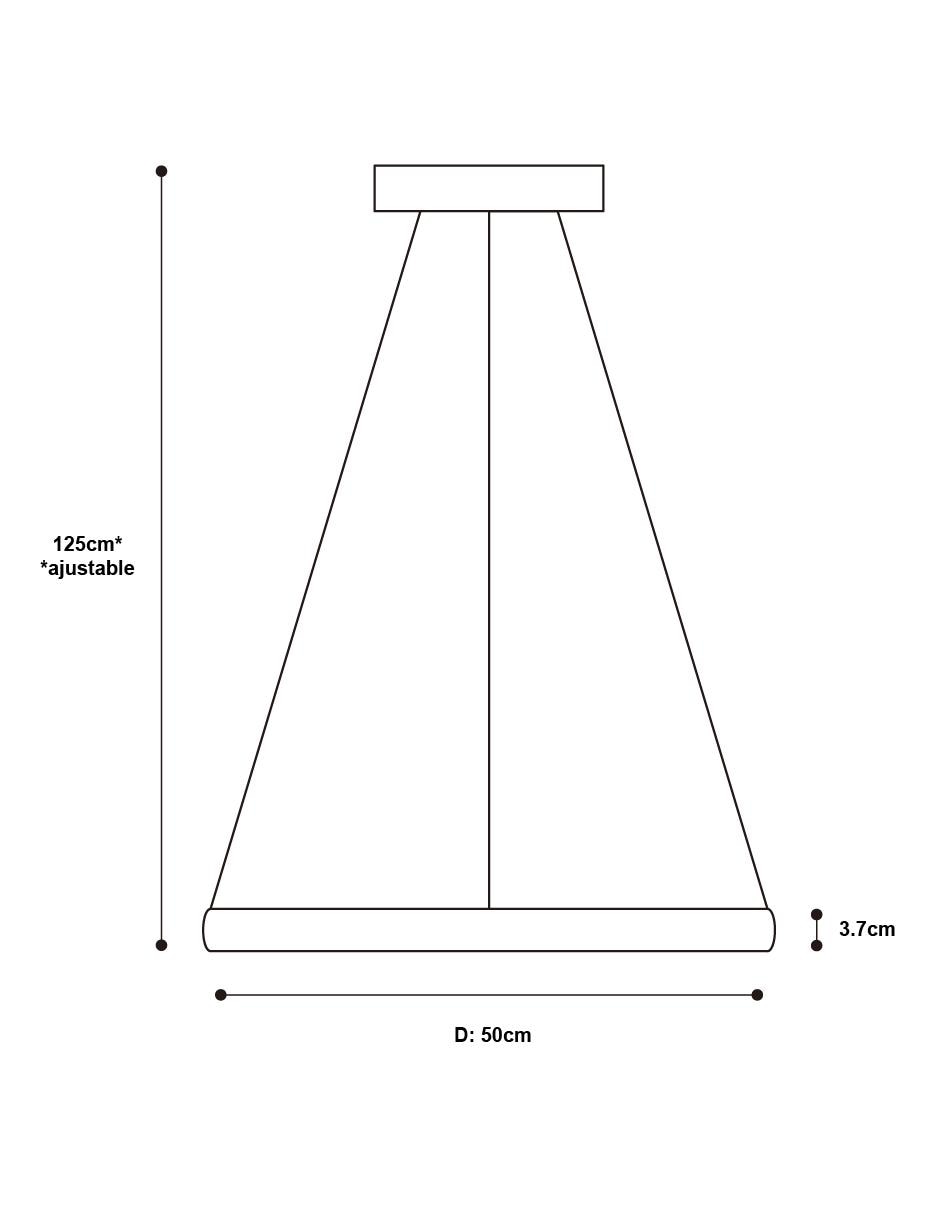 Lámpara colgante LED 8