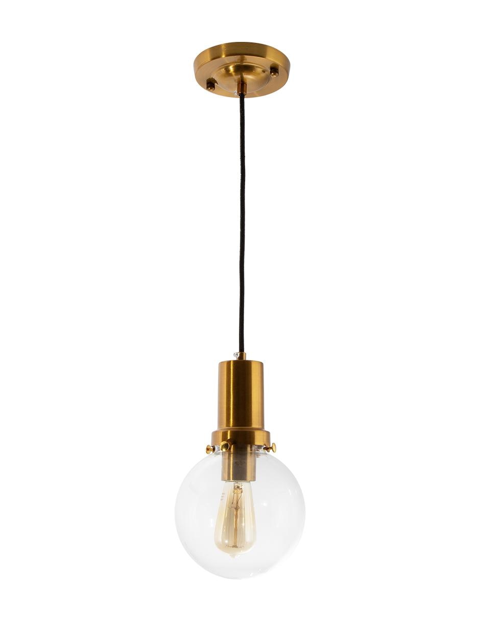 Lámpara colgante Acabado Dorado 1 Luz 40W E27 2