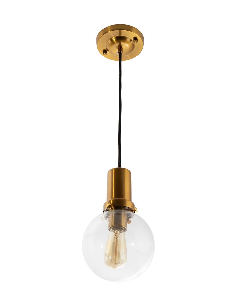 Lámpara colgante Acabado Dorado 1 Luz 40W E27 4