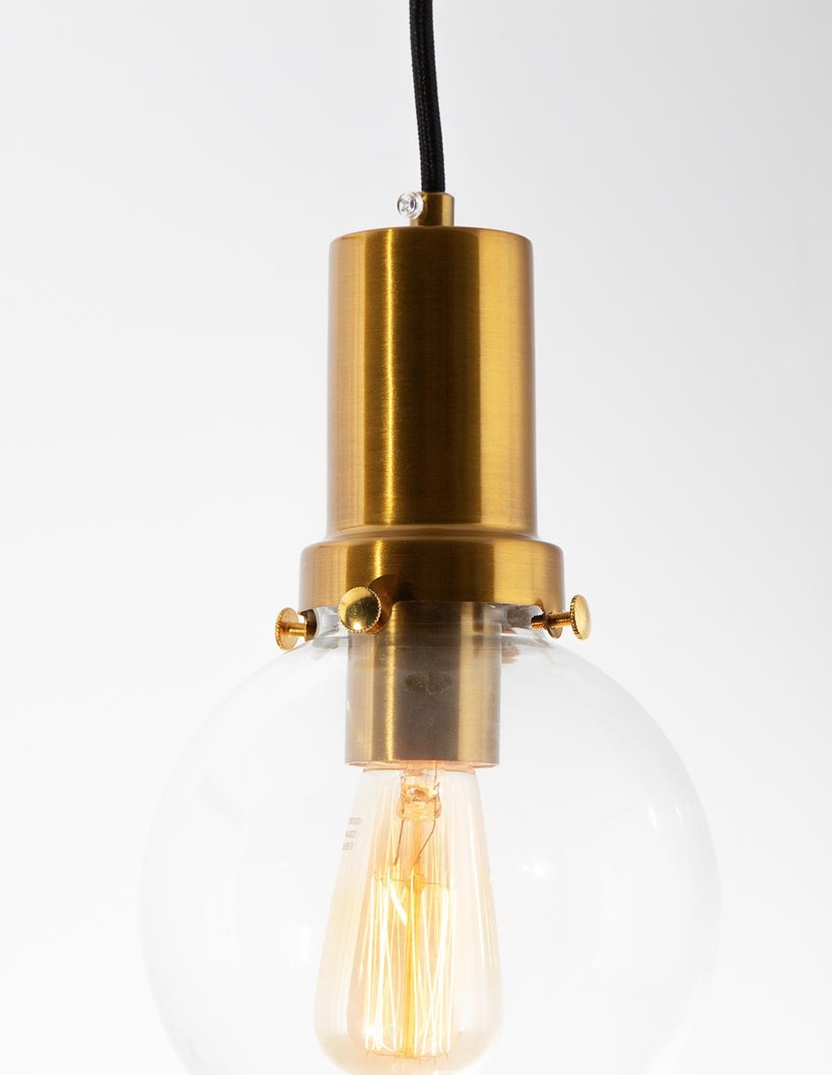 Lámpara colgante Acabado Dorado 1 Luz 40W E27 6
