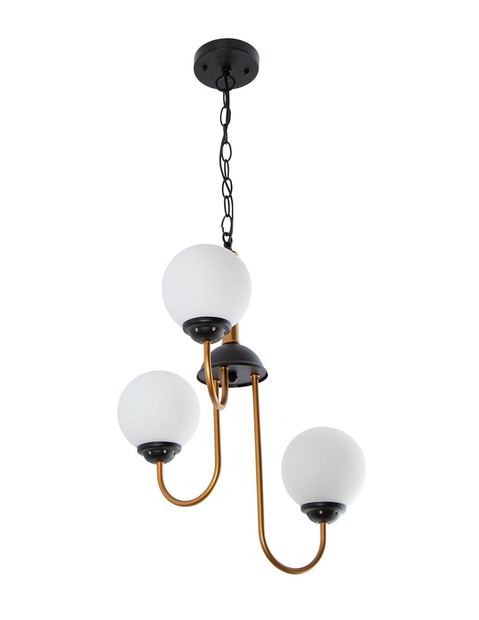 Lámpara colgante Acabado Dorado y 3 Luces 40W E27 3