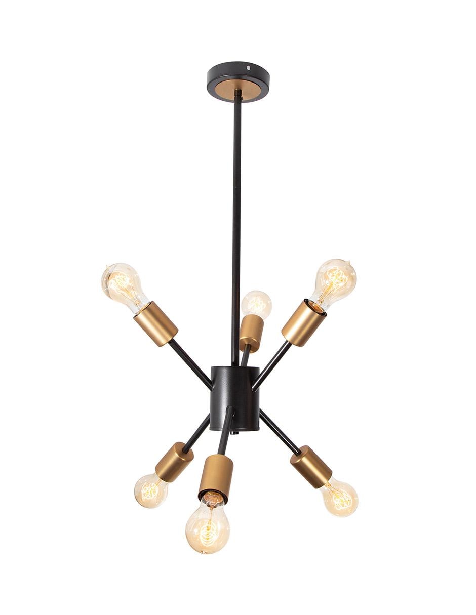 Lámpara colgante 6 Luces Socket E27 40w 4