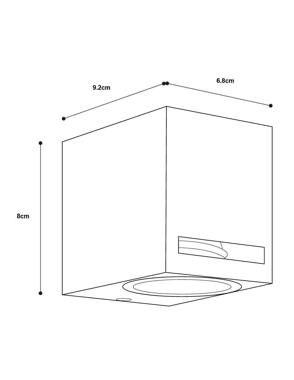 Lámpara de Pared Lumiméxico 1 luz 5W 5