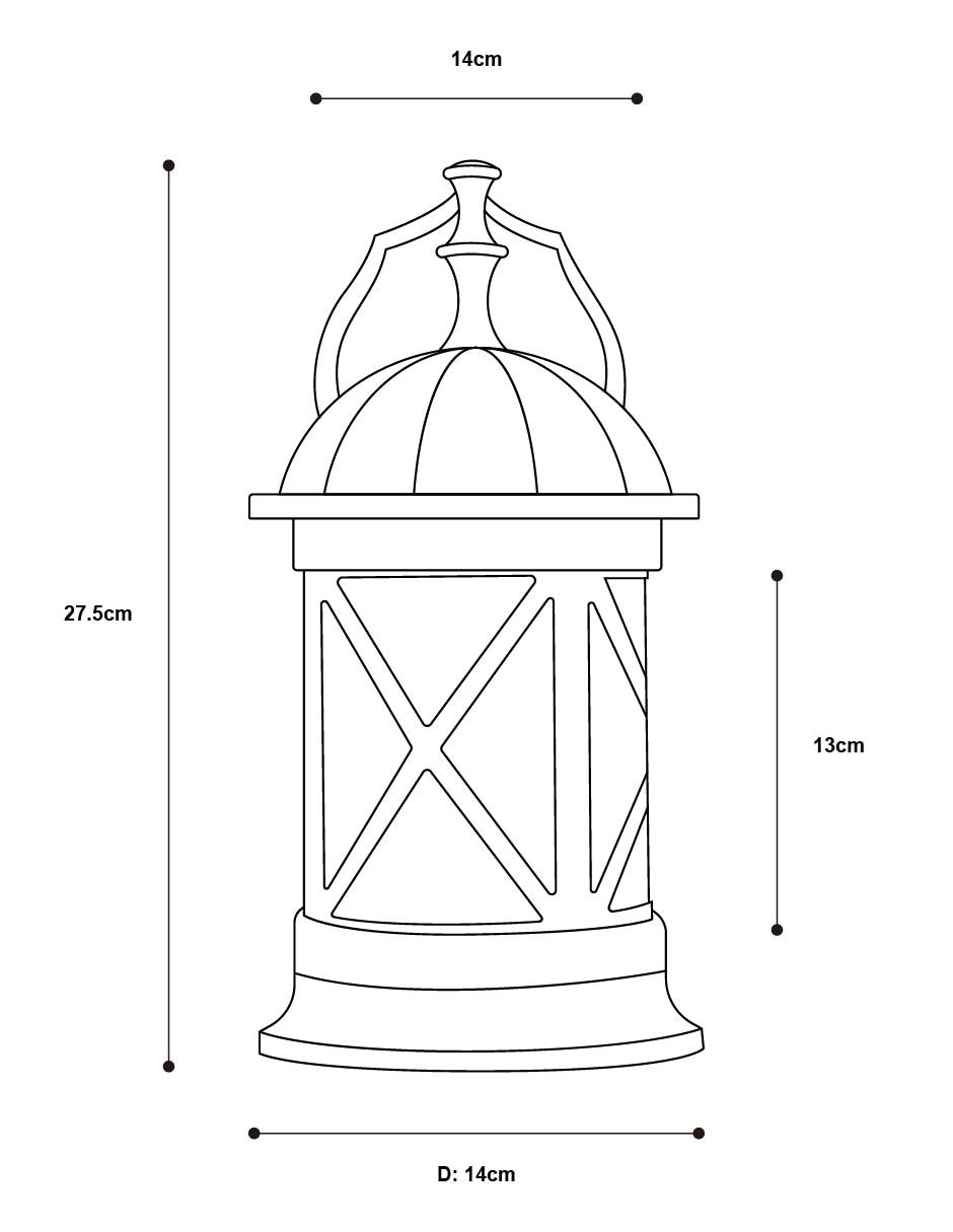 Aplique de Pared Lumiméxico 1 luz E27 6