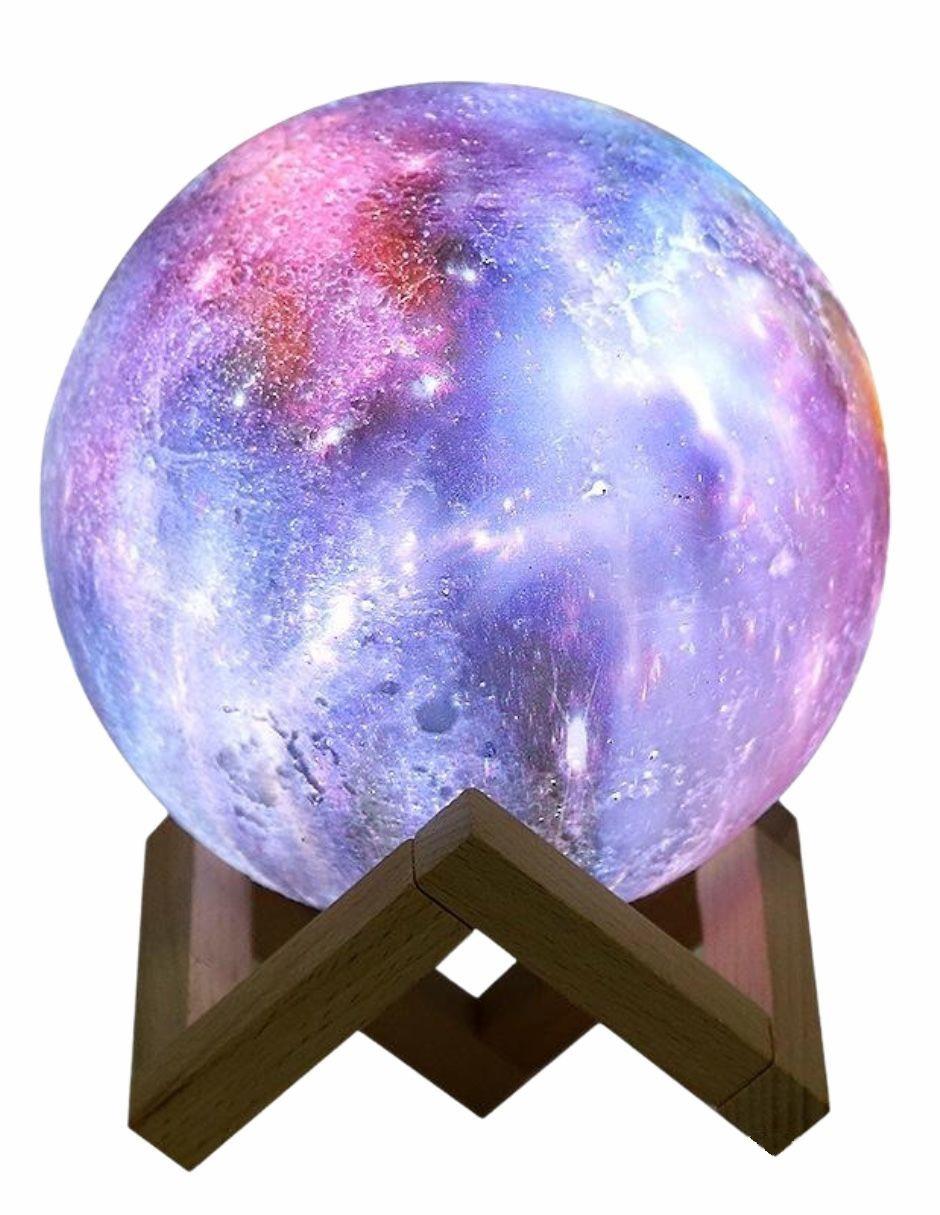 Lámpara LED 3D espacial recargable 2