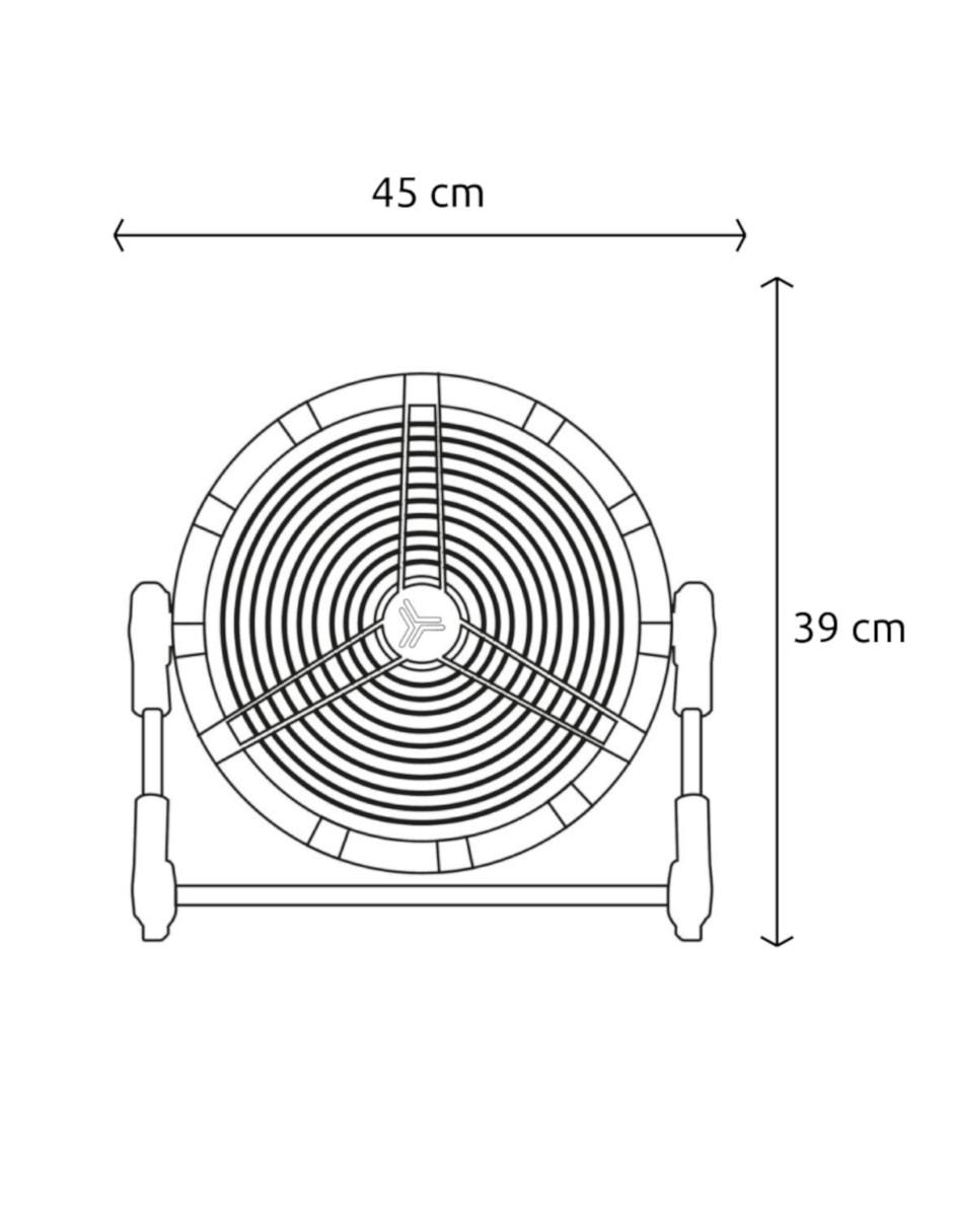 Ventilador de escritorio 5 velocidades 4