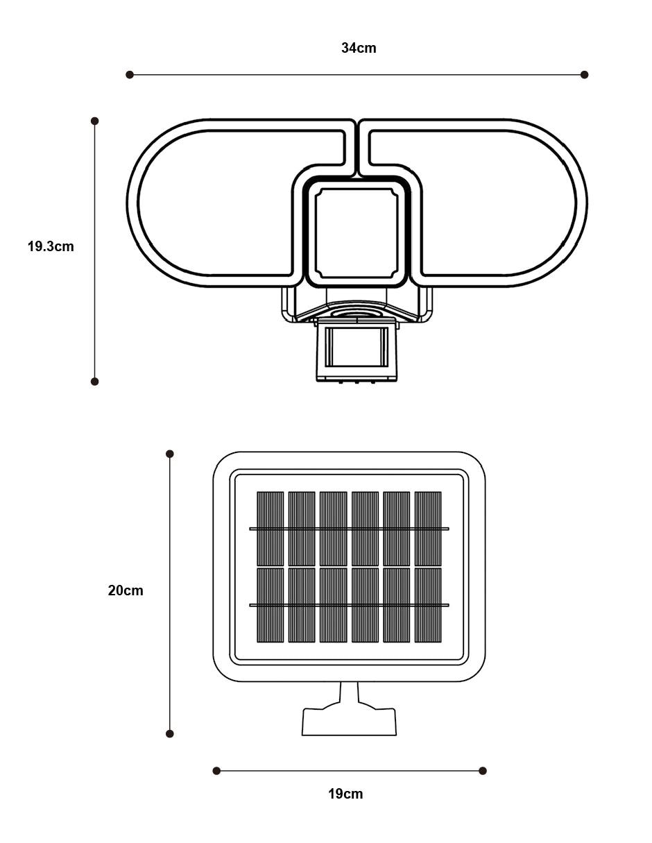 Árbotante de pared Lumiméxico de plástico 8