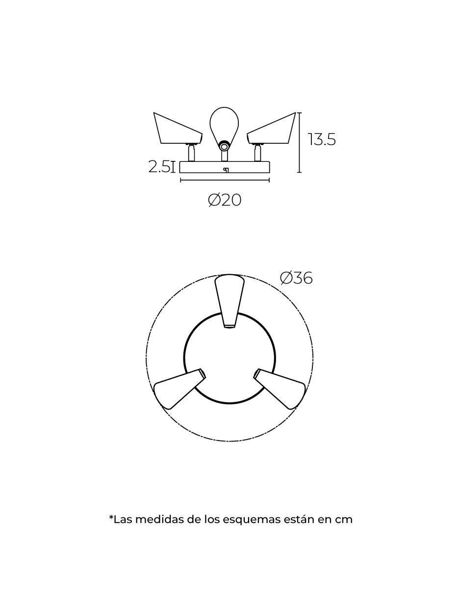 Lámpara colgante TR-2407 de acero 5