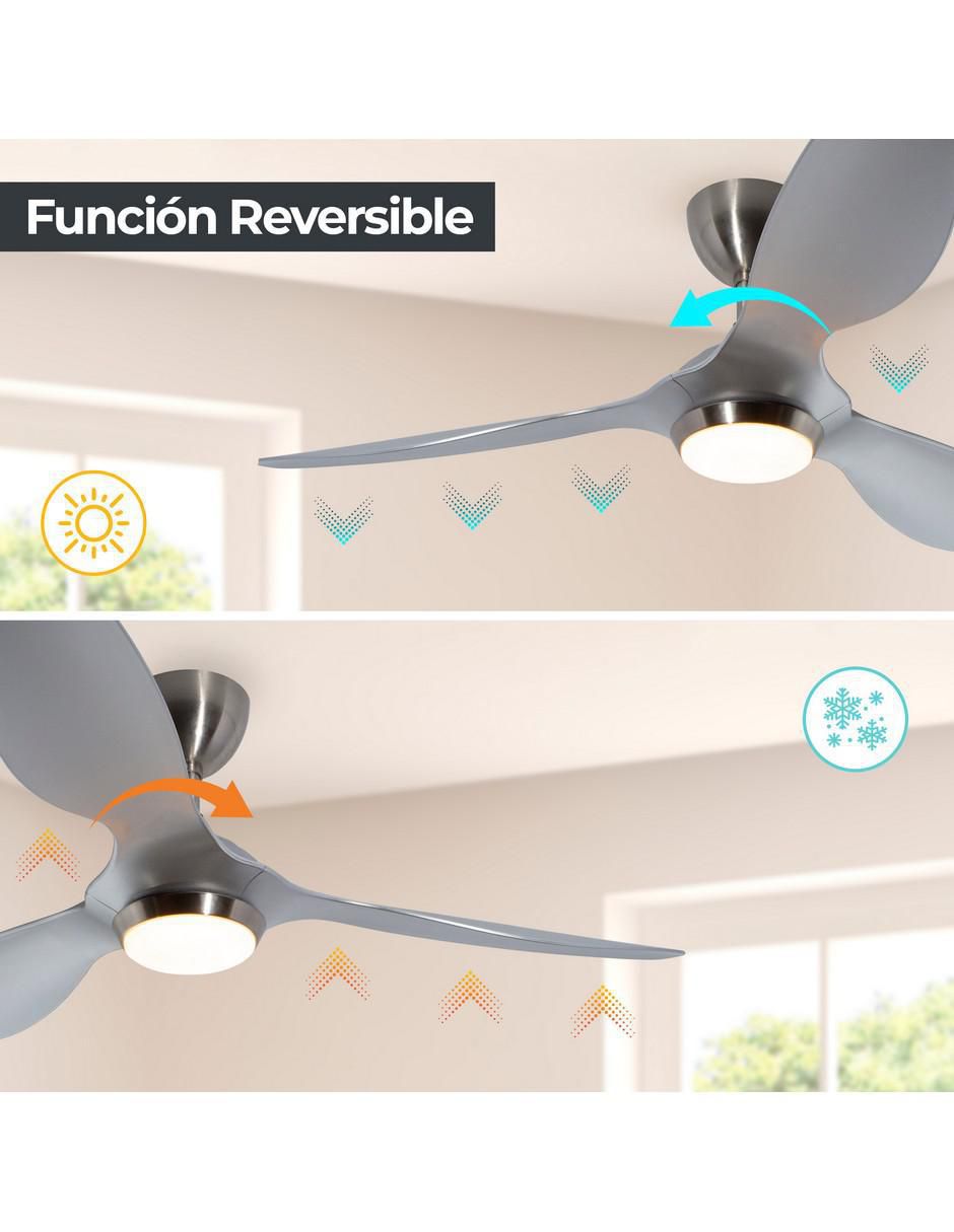 Ventilador de techo con control remoto 6 velocidades 4