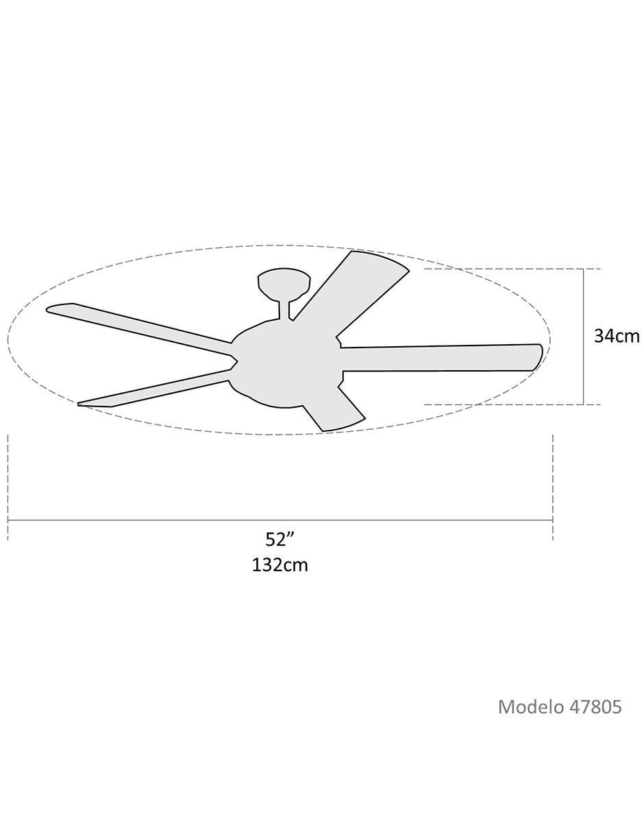 Ventilador de techo 3 velocidades 5