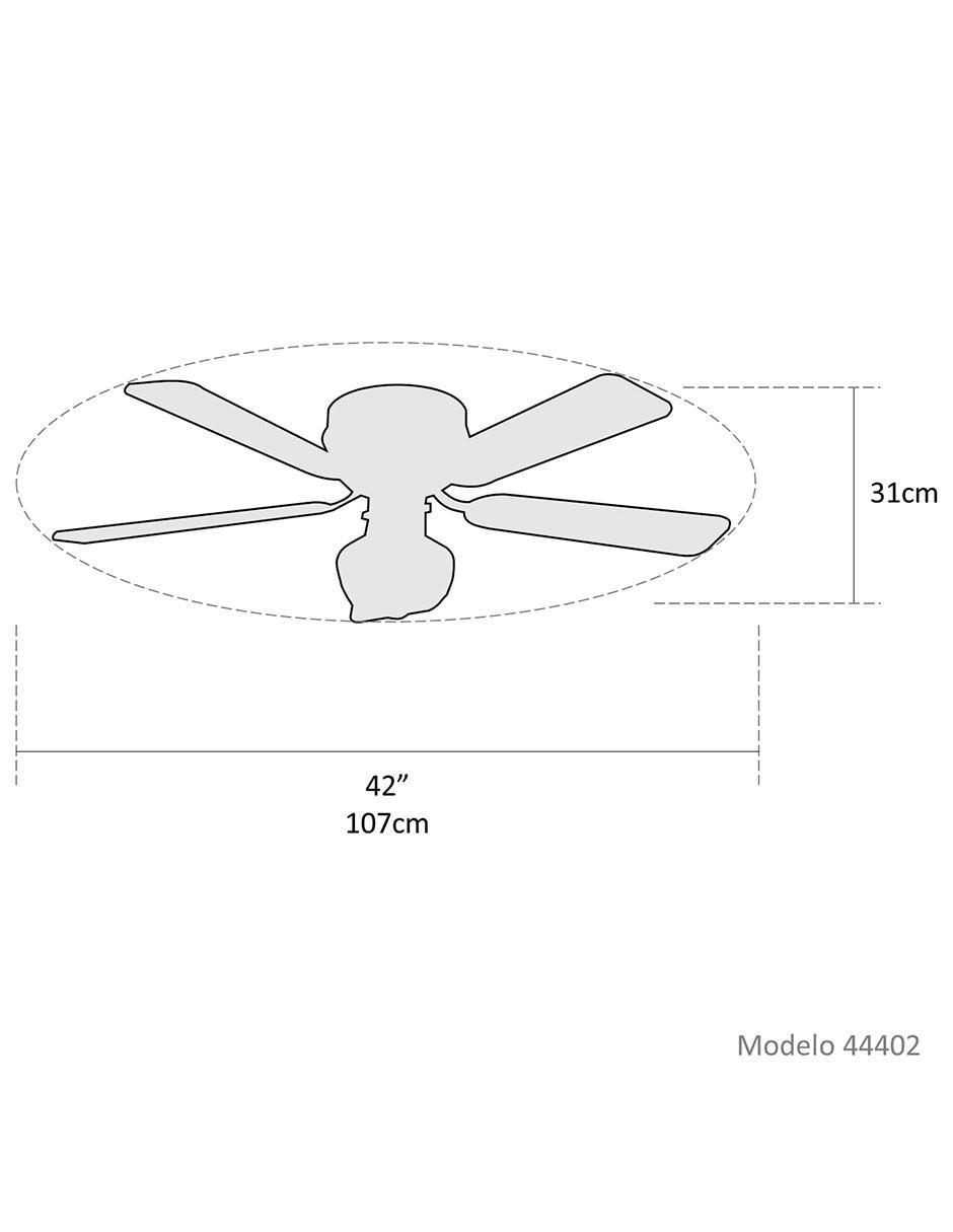 Ventilador de techo 3 velocidades 5