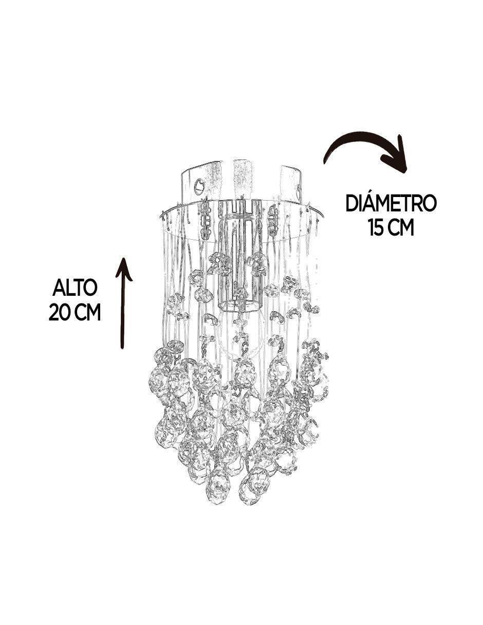 Candil cristal 120 V 3