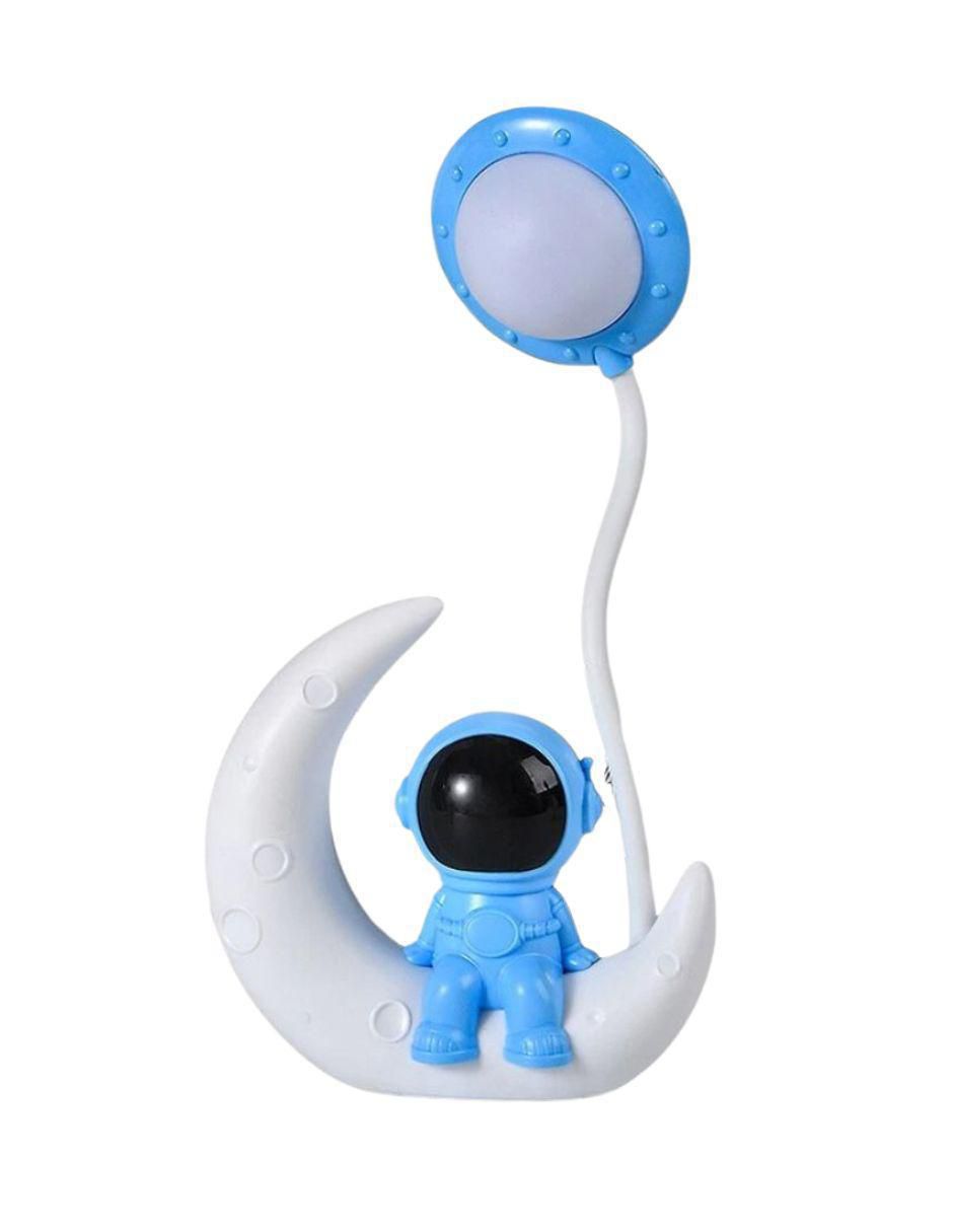 Lámpara de escritorio Gadgets & Fun Astronauta en la luna de plástico