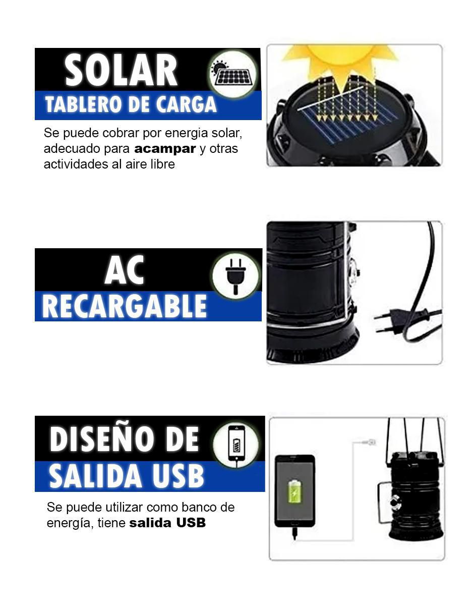 Lámpara solar LED 5
