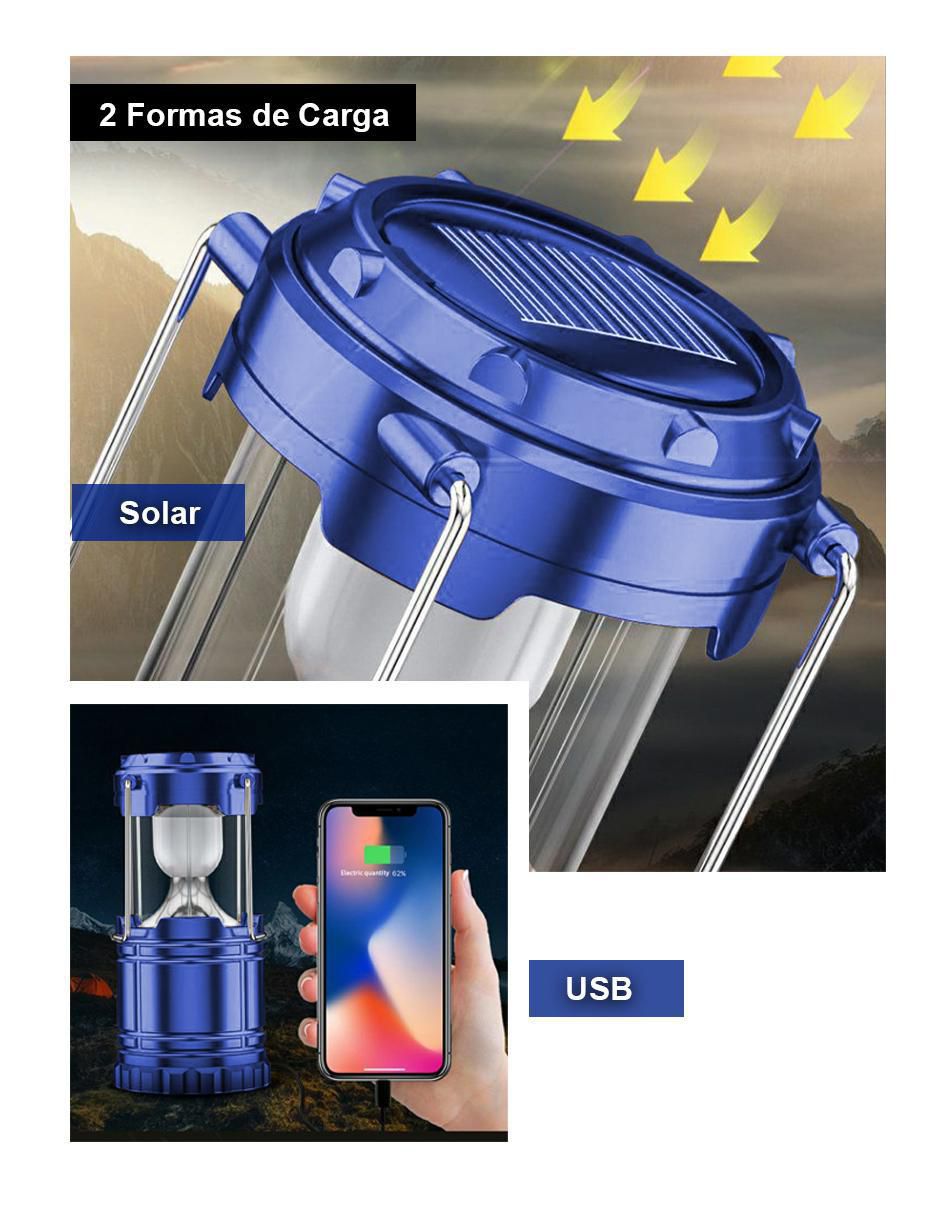Lámpara solar LED 7