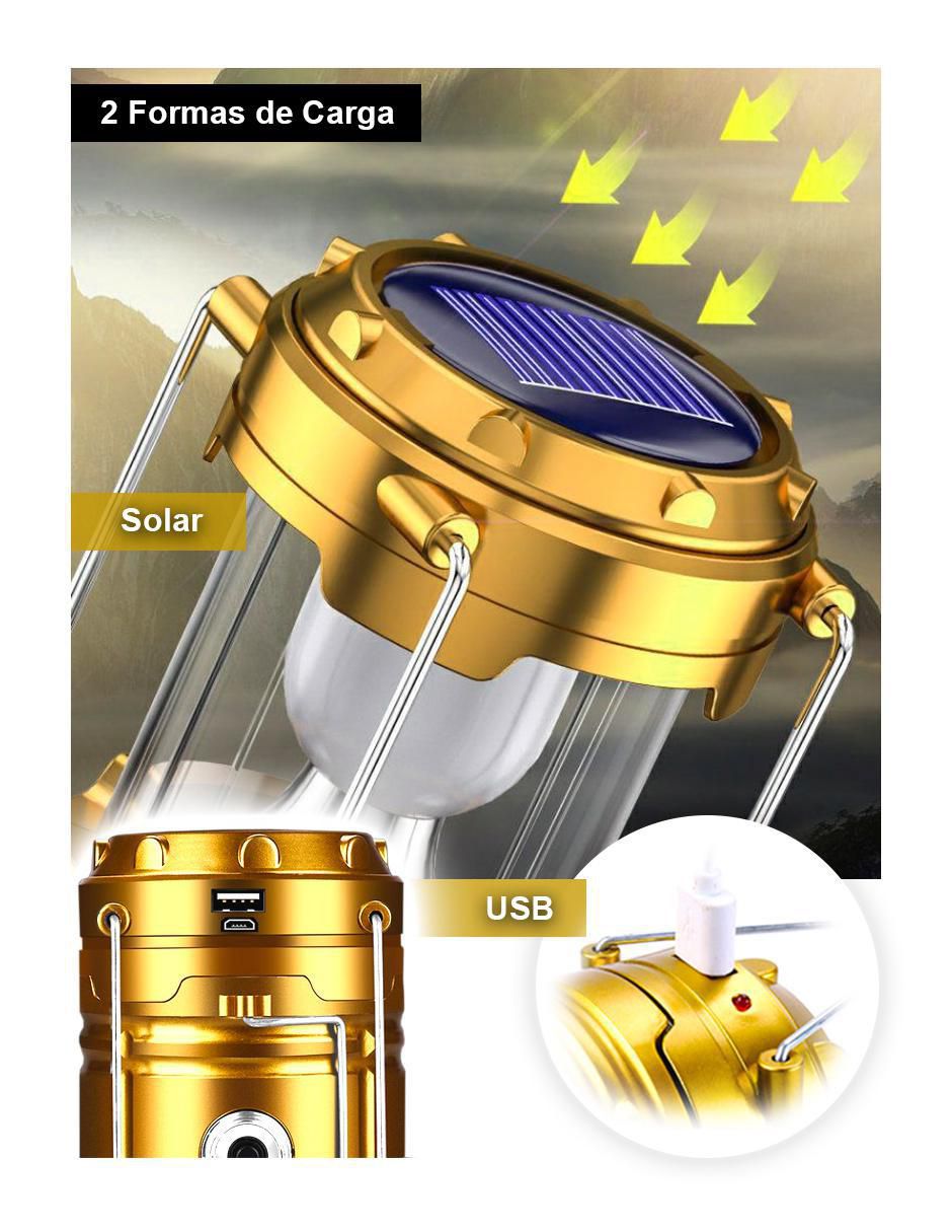 Lámpara solar LED 5