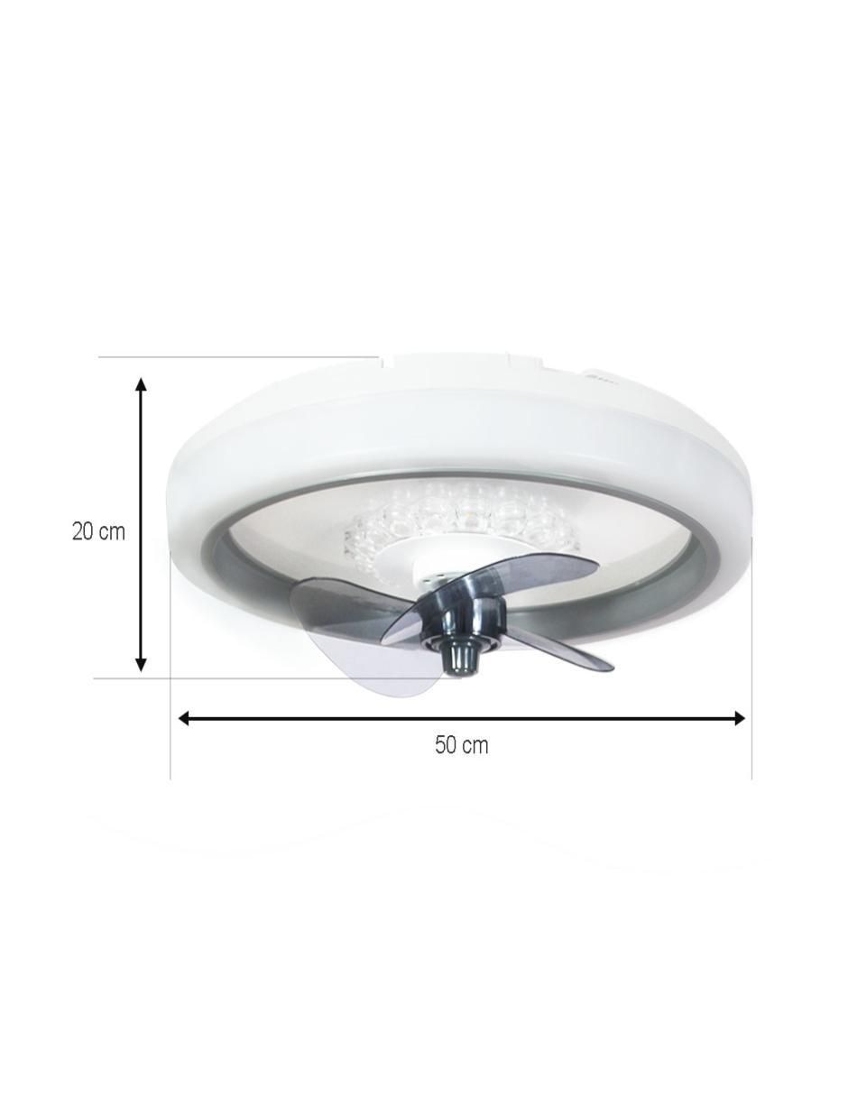 Ventilador de techo con control remoto 3 velocidades 4
